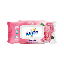 Kalyon Wet Wipes Rose 100pcs