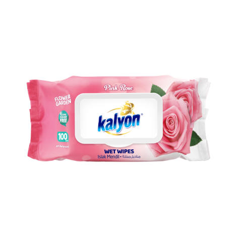 Kalyon Wet Wipes Rose 100pcs