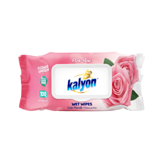 Kalyon Wet Wipes Rose 100pcs