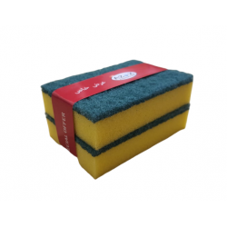 Dishwashing Sponge with scrubber Large (2pcs/Pack)