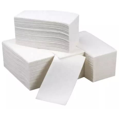 Interfold Red Tissues White 1Kg (10 pcs x 100g)